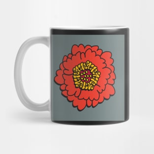 Orange Zinnia Mug